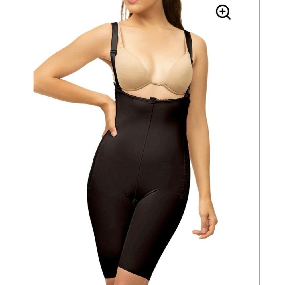 2 Isavela Stage 1 Med. Grade Compression Bodysuits Underbreast Mid Thigh Med